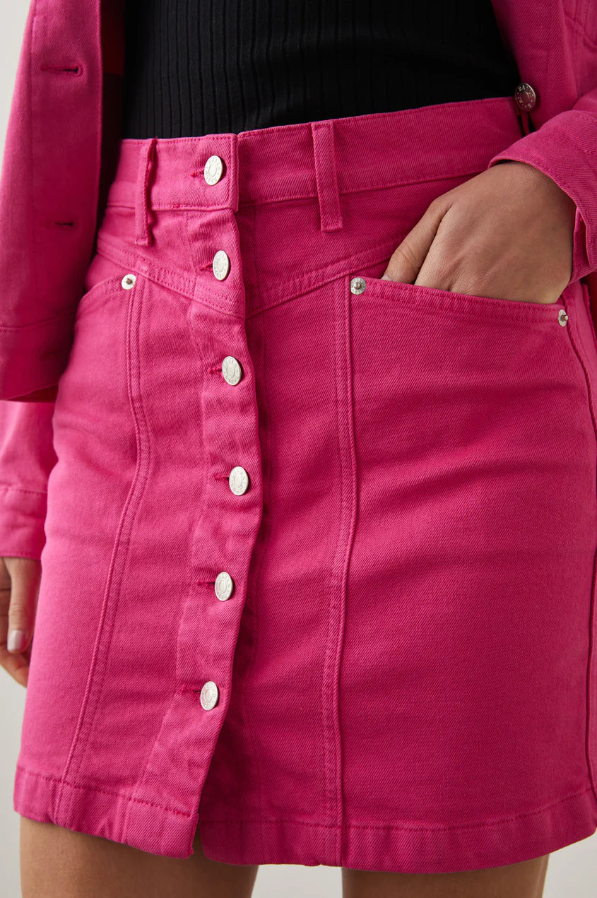 Rails - Canyon Denim Skirt - Hibiscus