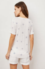 Rails - Cara V Neck Tee - Celestial Stars