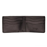 Schott- Steerhide Bi-Fold Wallet- Brown and Black