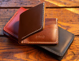 Schott- Steerhide Bi-Fold Wallet- Brown and Black