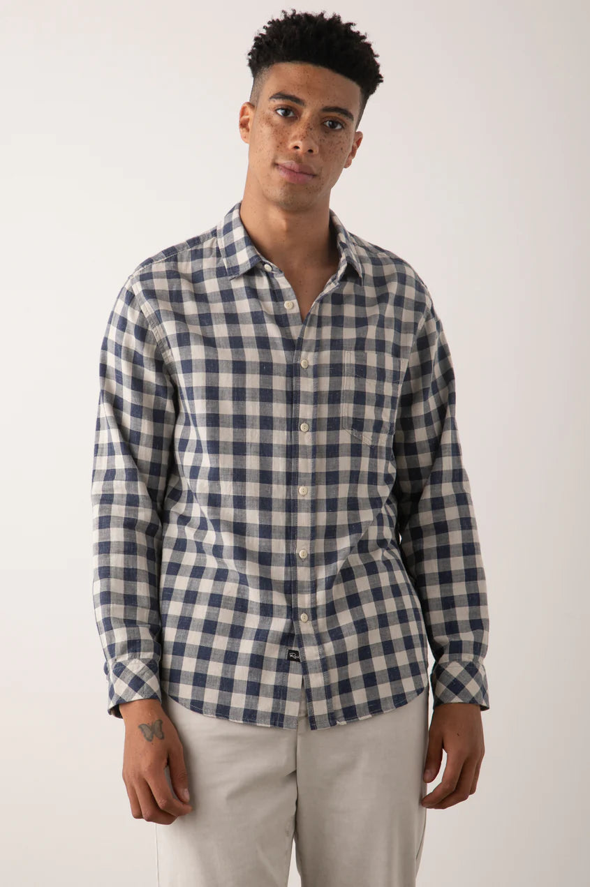 Rails - Wyatt Shirt - Viking Blue Melange