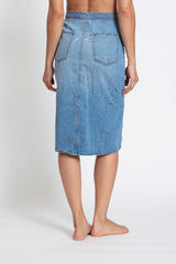 ASKK - Brighton Jean Skirt - Water Street - W1304K323