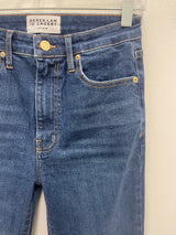 Derek Lam 10 Crosby - Crosby High Rise Crop Flare Jean - Bleecker