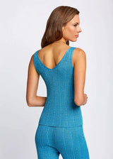 Knitss - Luna Sleeveless Top - Turquoise