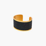 Brackish - Molly Wide Cuff Bracelet - Stingray Leather