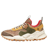 Flower Mountain - Kotetsu Woman Sneaker - Suede/Ponyhair Brown