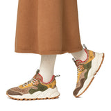 Flower Mountain - Kotetsu Woman Sneaker - Suede/Ponyhair Brown