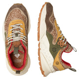 Flower Mountain - Kotetsu Woman Sneaker - Suede/Ponyhair Brown