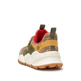 Flower Mountain - Kotetsu Woman Sneaker - Suede/Ponyhair Brown